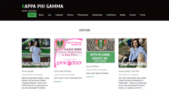 Desktop Screenshot of kappaphigamma.com
